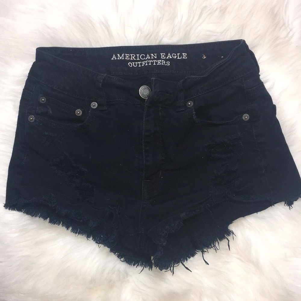 AE Black Cutoffs